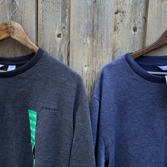 LOT OF 2 BNWT Calvin Klein Sweaters XL - Picture 5 of 5